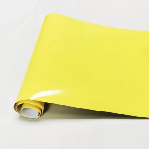 yellow self-adhesive vinyl