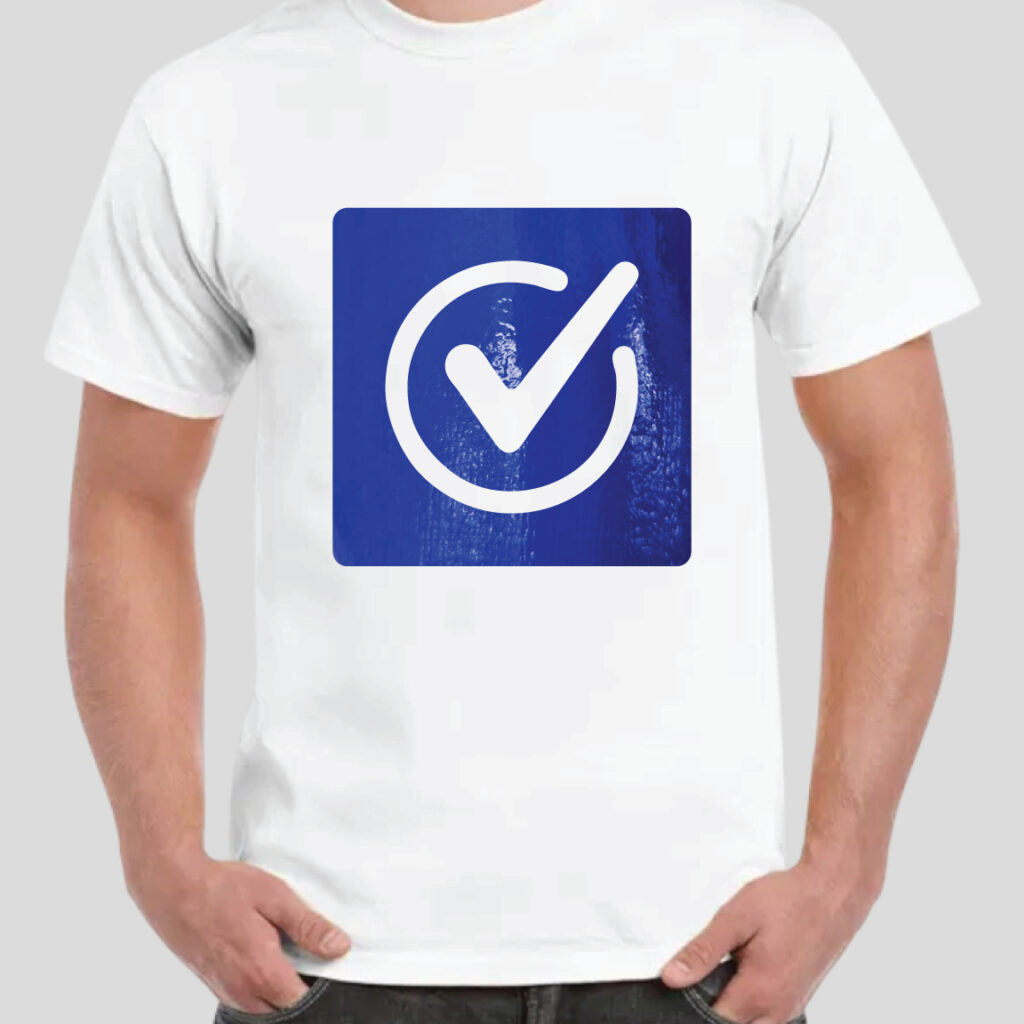 High Glossy heat transfer vinyl on t-shirt