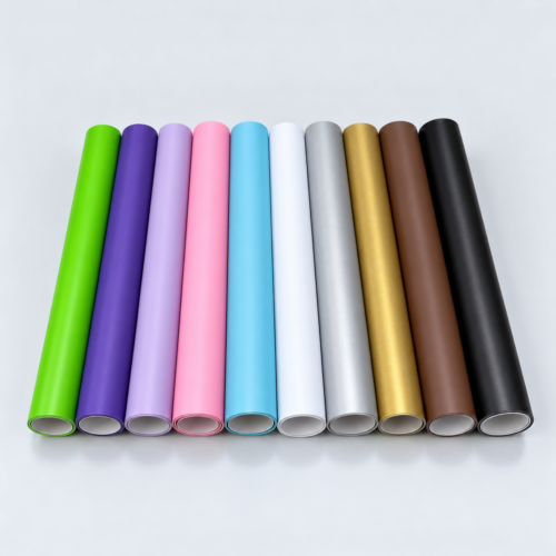 Matte adhesive vinyl rolls