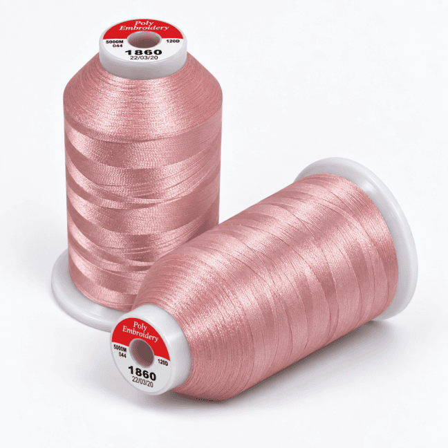 Dusty Pink embroidery thread cones