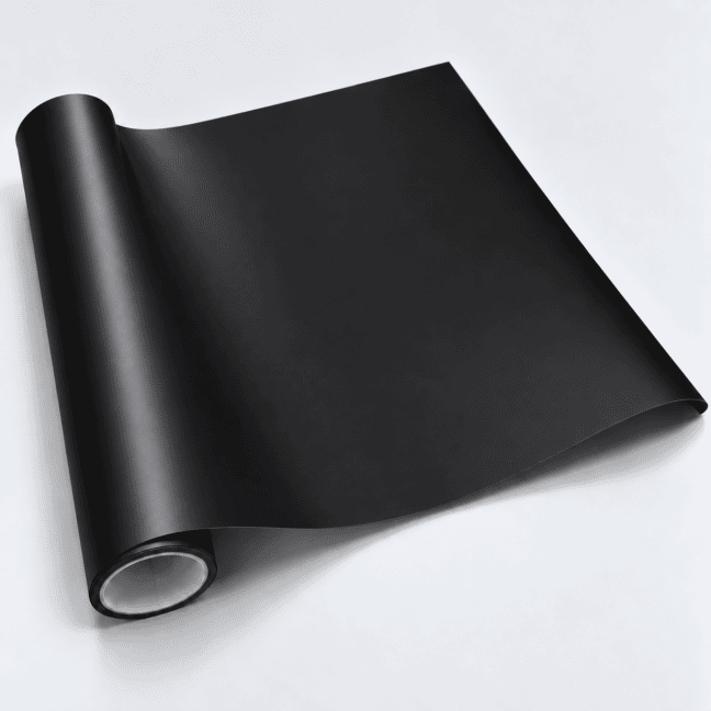 Black heat transfer vinyl