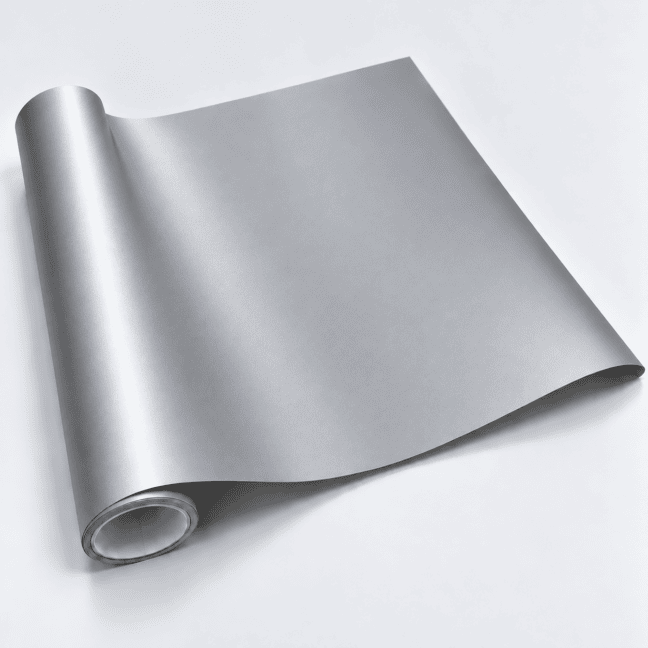 Silver heat transfer vinyl