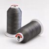 Two cones of 0108 Cobblestone Grey polyester embroidery thread, 5000M each, 12 cones per box