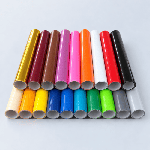 Glossy adhesive vinyl rolls